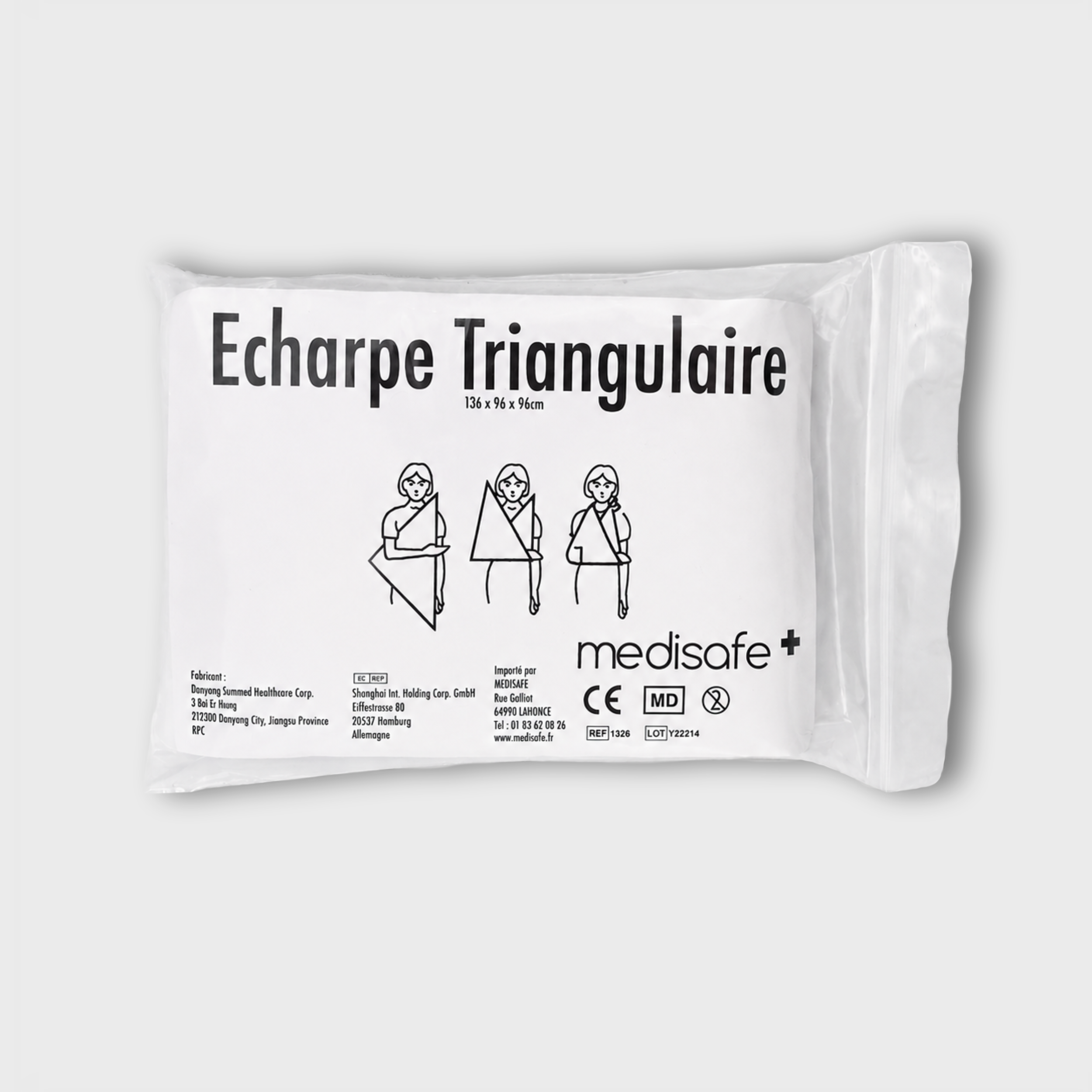 Echarpe triangulaire medisafe – Image 2